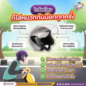 เกินครึ่งของอุบัติเหตุ มักเกิดในระยะ 5 กม.ใกล้บ้าน 5 อัลบั้ม 5กม. 3 dlt 1