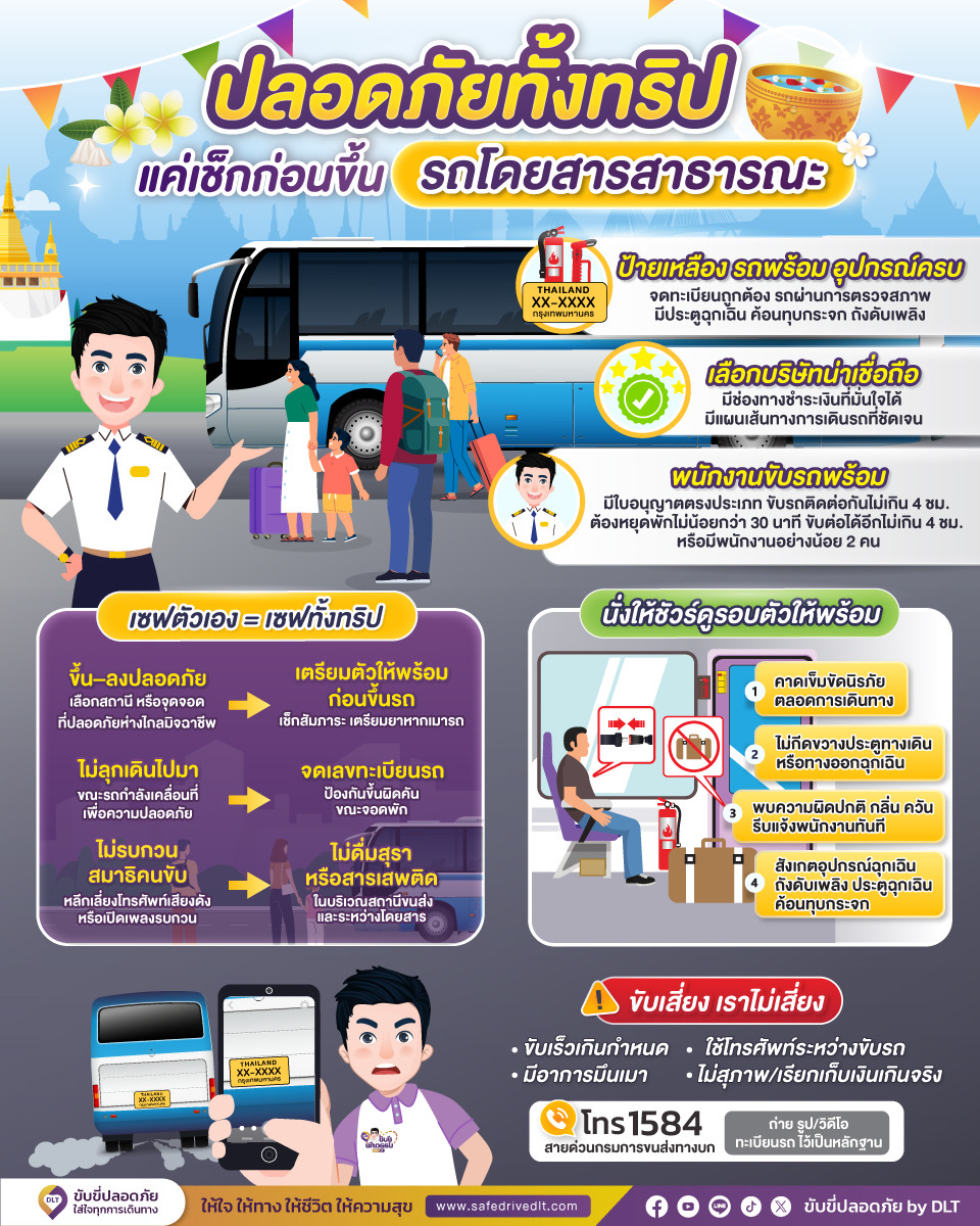 รถโดยสารปลอดภัย dlt