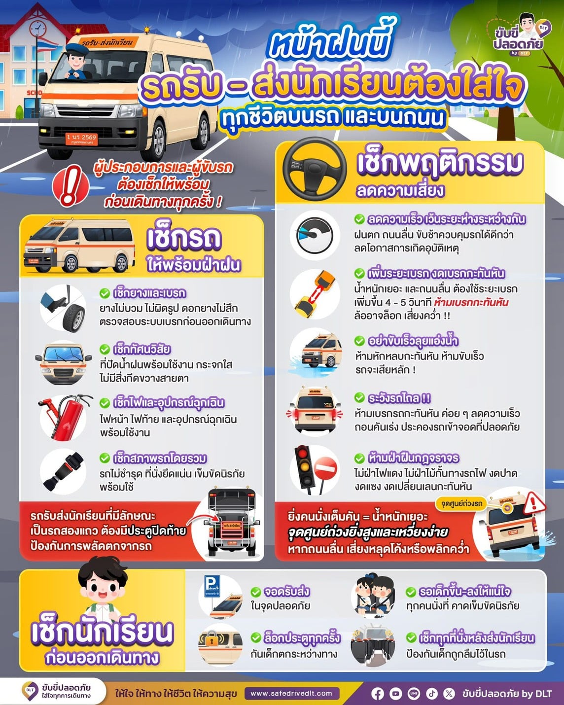หน้าฝนกับรถโรงเรียน69